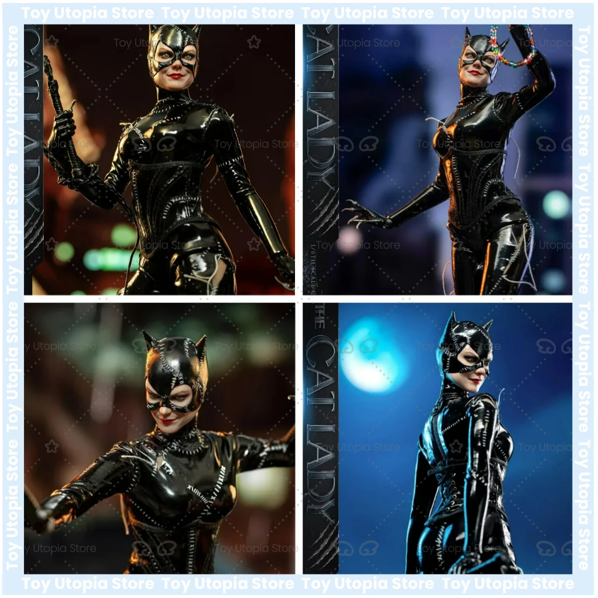 EN STOCK ET-X10 Cat Lady 1/6 Muñeca Articulada Edición 92 Batman Returns Old Catwoman Figura Colección Edición Regular Juguete