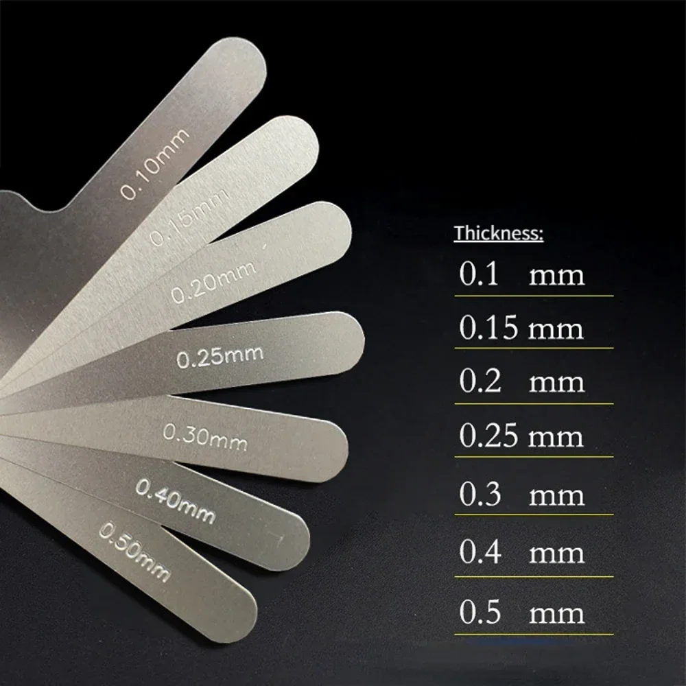 Medidor de redução interproximal dental, régua, medida de lacuna dentária, sistema ipr alternativo, ferramenta de laboratório ortodôntico de aço inoxidável