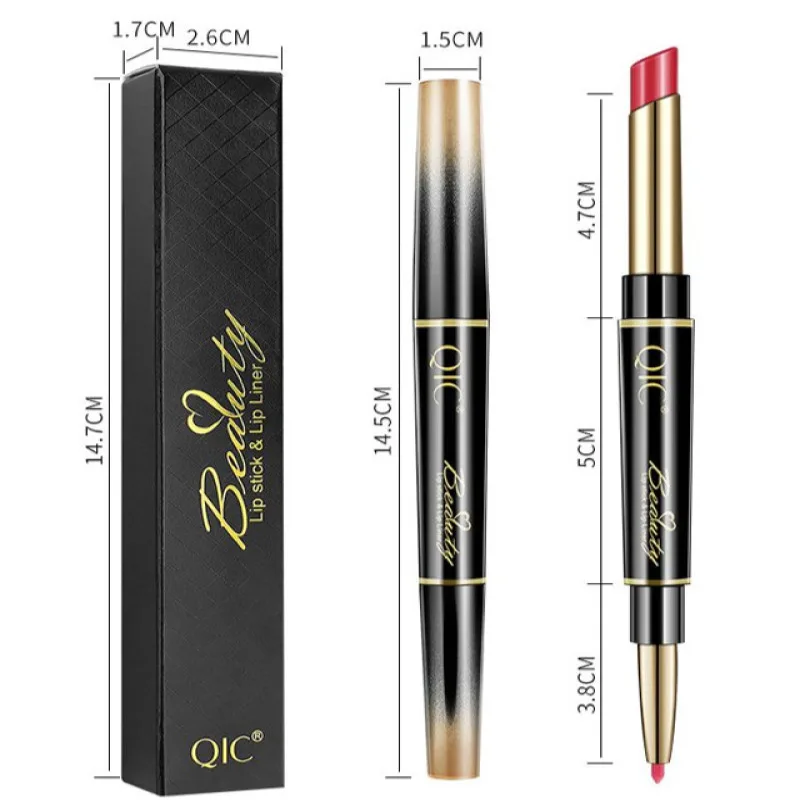 Red Lip Matte Lip Liner Hook Line Pencil for Women with Matte Lip Liners