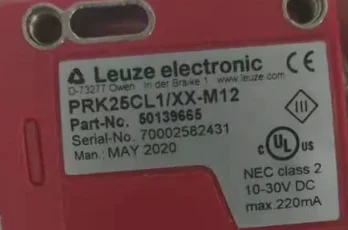 

2025.4 Фотоэлектрический датчик LEUZE PRK25CL1/XX-M12, подлинный заказ в почтовых расходах 50139665