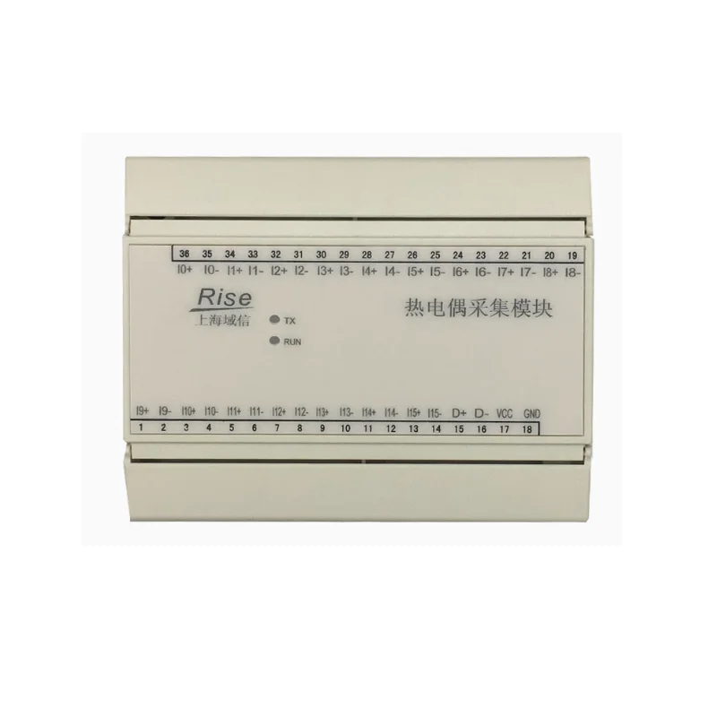 4/8/12/16 channel thermocouple acquisition input reading monitoring module temperature acquisition modbus protocol K E T type