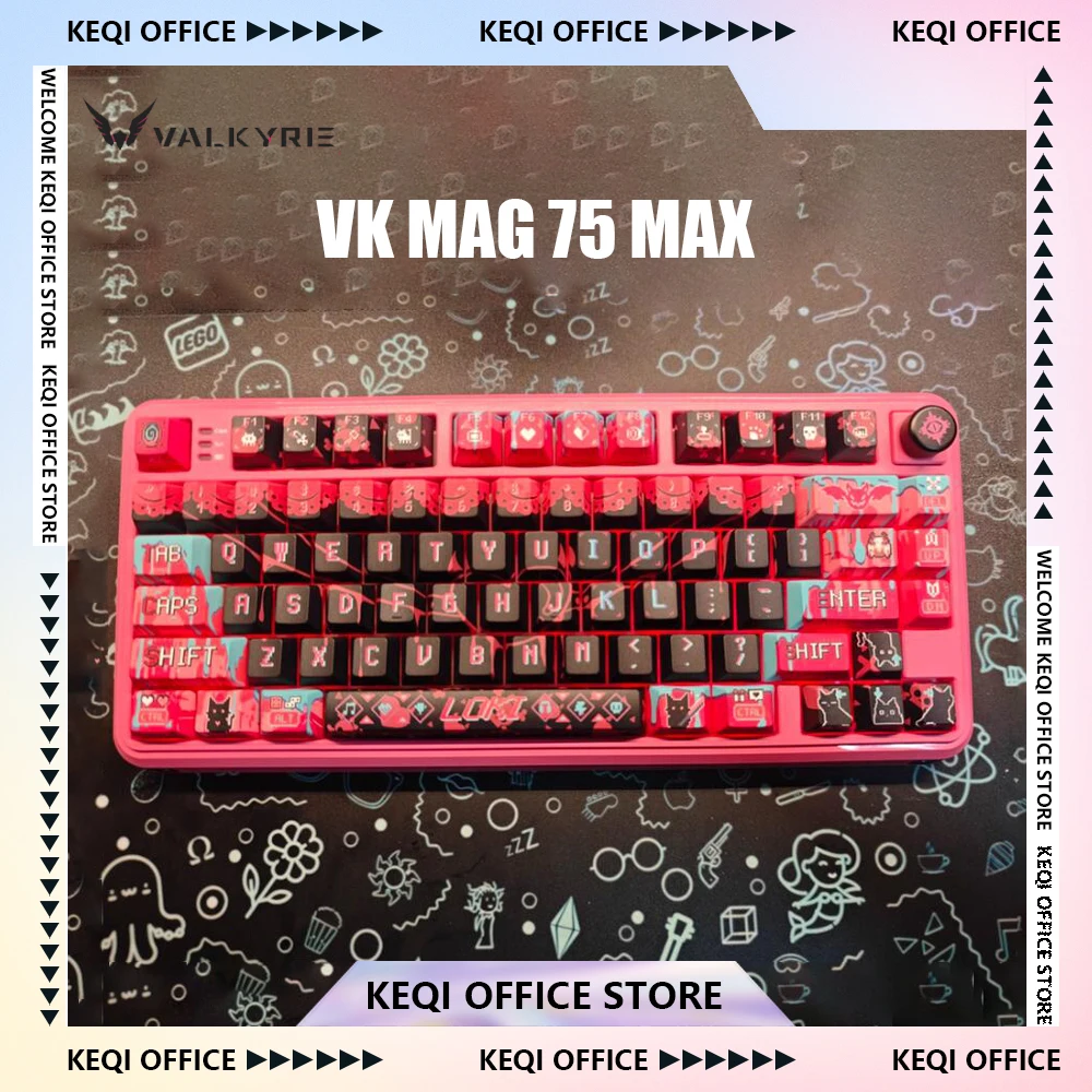 

VALKYRIE VK MAG 75 MAX Magnetic Switch Keyboard Wireless 3-mode Low Latency Gaming Keyboard Custom E-sports PC Accessory Gifts
