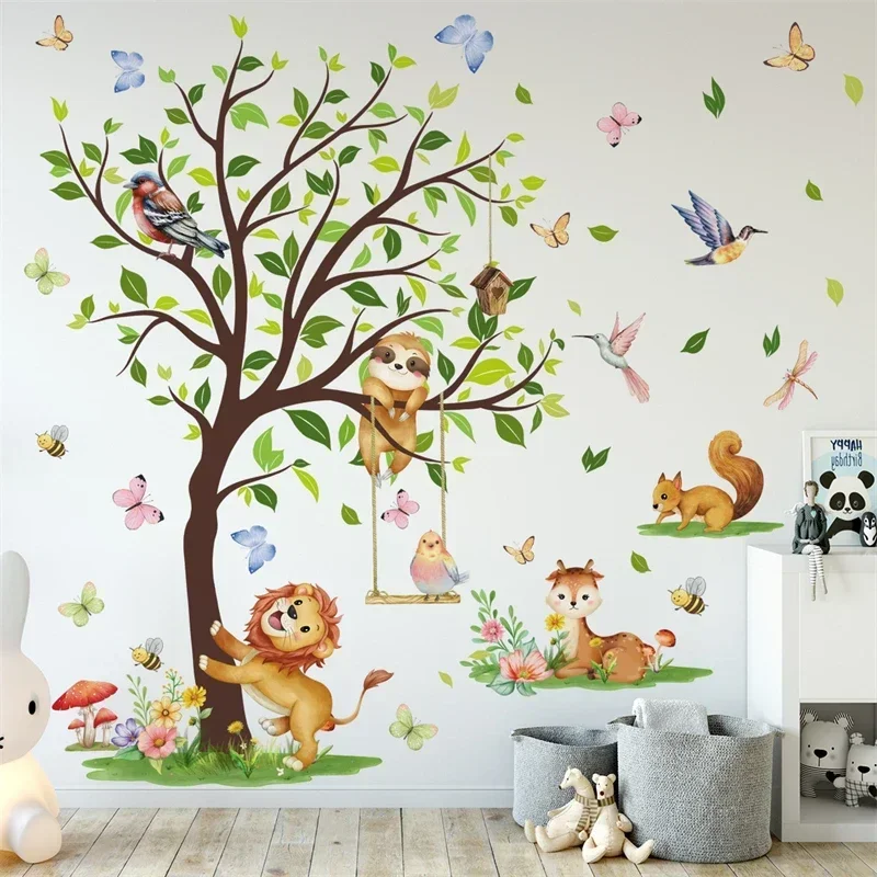 Les stickers animaux chambre enfant le choix idéal pour décorer la chambre de votre enfant avec style et simplicité