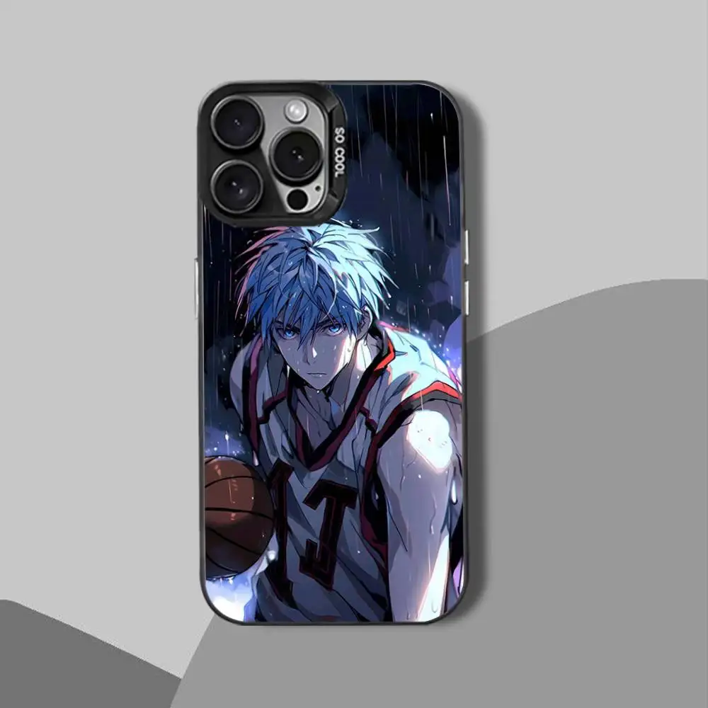 Capa de telefone legal K-Kuroko's BasketballS para iPhone 12,16,11,14,13,17,15,E,Max,Plus,Air,Pro,Mini preto à prova de choque IMD rígido
