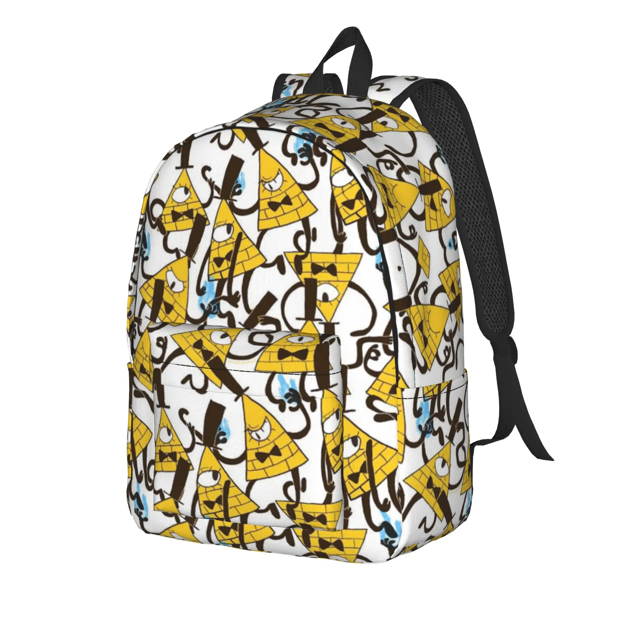 Gravitys Falls Classical Backpack with Pocket High School Work  Daypack for Men Women College Shoulder Bag