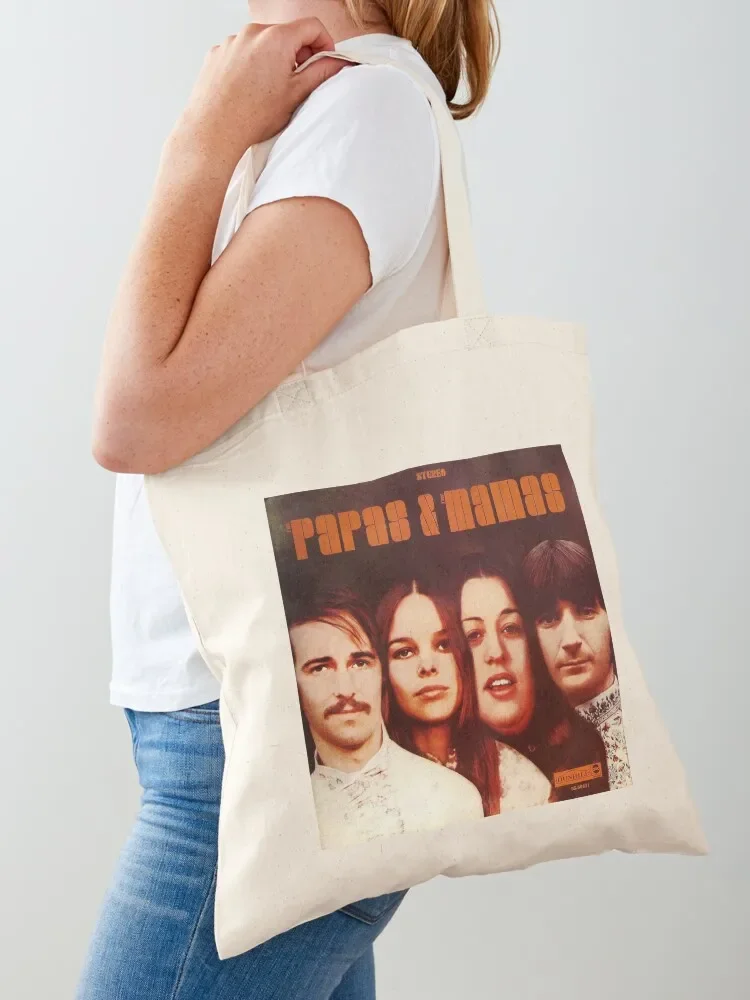 Mama's and the Papa's Tote Bag female bag supermarket folding bag Canvas stote
