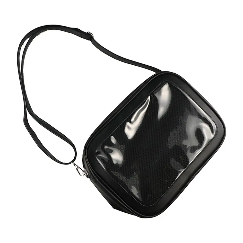 

Portable Zipper Bag Solid Color Itabag Cotton Doll Bag PU Transparent Bags Storage Bag Wallet Shoulder Bag Women