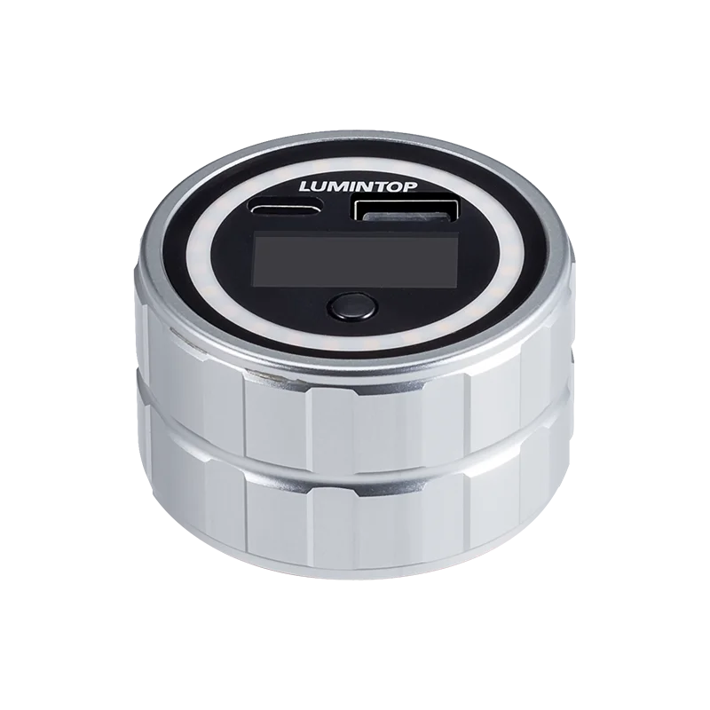 Lumintop Auraro مصباح يدوي رئيس لمصباح يدوي 46800 46950 مع وظيفة فحص البطارية RGB LED + مصباح يدوي مصدر الضوء LED