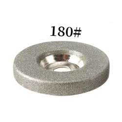 50mm Diamond Grinding Wheel Emery Milling Cutter 150/180/320 Grits Sanding Disc Circle Sharpener Stone Rotary Tools Accessories