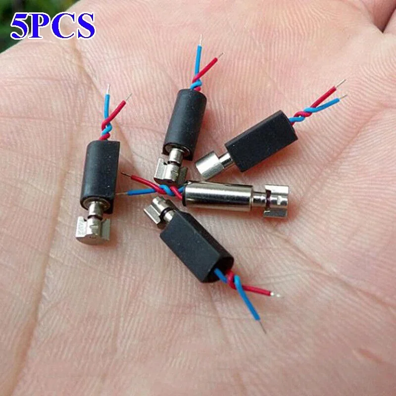 5PCS DC 3V 3.7V tiny Coreless Vibration Vibrating Motor with Eccentric Wheel for Toy Phone Pad Vibrator Massager