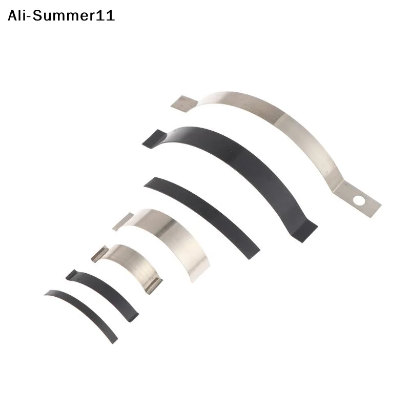 【RV】10PCS C Type Sheet Spring Stainless Steel Or Manganese Steel Flat Wire Arc Clip Spring In-pipe Positioning Spring