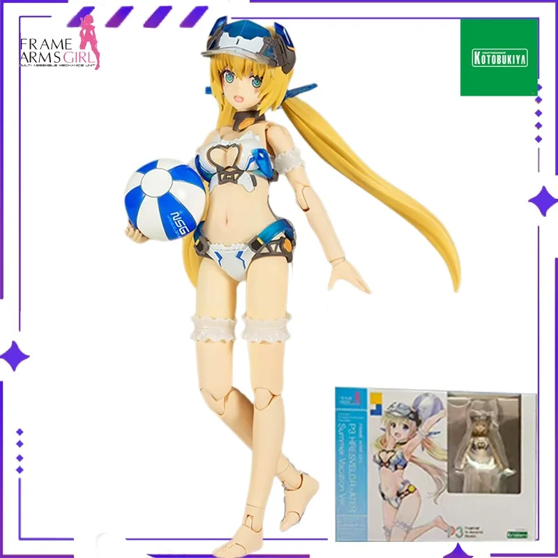 Kotobukiya Oryginalna Seria Frame Arms Girl P3 Fair Skinned Demon Vulture Letnie Wakacje Gotowy Produkt Ruchomy Model Mecha Zabawka