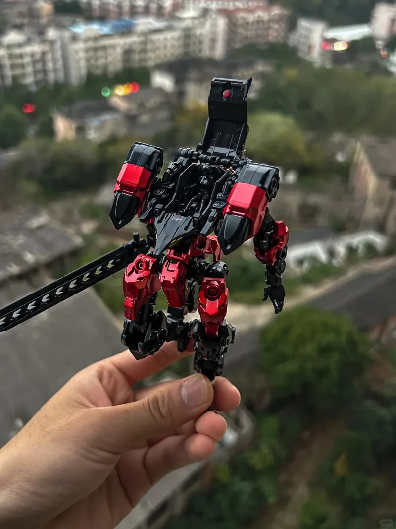 Night Works BIGFIREBIRD Anonymous Bird Action Figure 1/60 Scale Assembly Model Kit Transformation Mecha Toys Gift view 5