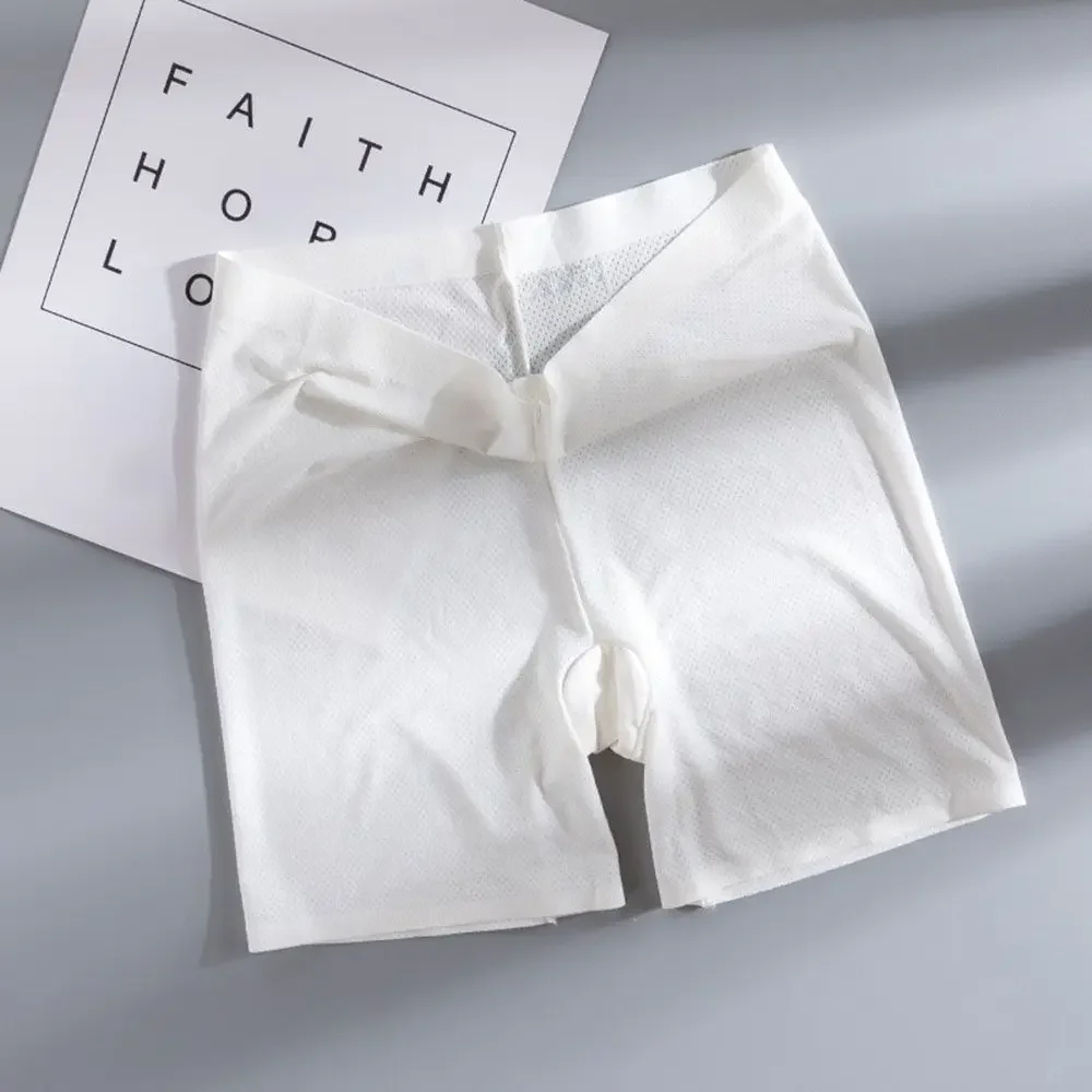 Seamless High Elasticity Ice Silk High Waist Women Underwear Underpants Summer Safety Pants Safety Shorts