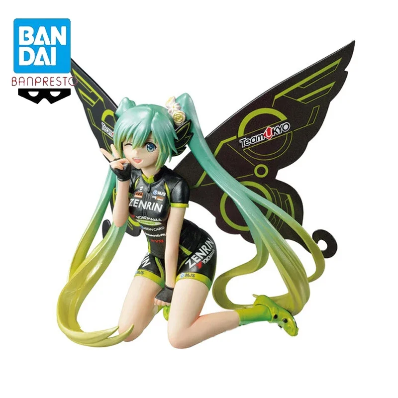 

In Stock Original Genuine BANPRESTO CHRONICLE Piapro 2017 TeamUKYO Hatsune Miku 17CM Action Anime Figure Model Toys Doll Gifts