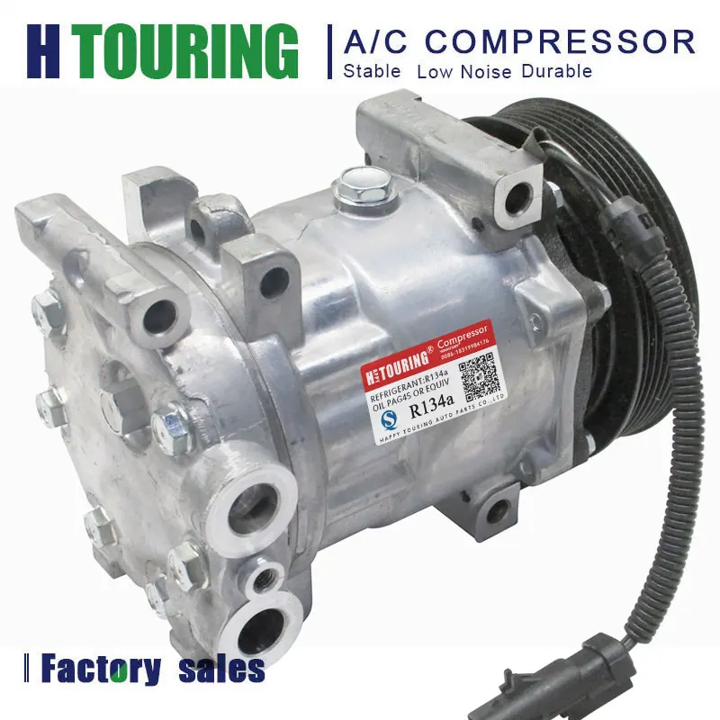 

Компрессор кондиционера SD7H15 для Dodge Ram 3500 2500 1500 RL055540AM 2041164 55055540AC 55055540AE 55055802AD RL055540AM 4849040AD
