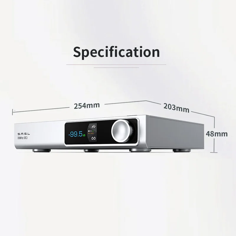 SMSL RAWPro-DAC1 فك MQA MQA-CD ES9039MSPro بلوتوث 5.1 دعم LDAC DSD512 PCM 32Bit/768 كيلو هرتز DAC1 RAW PRO DAC1