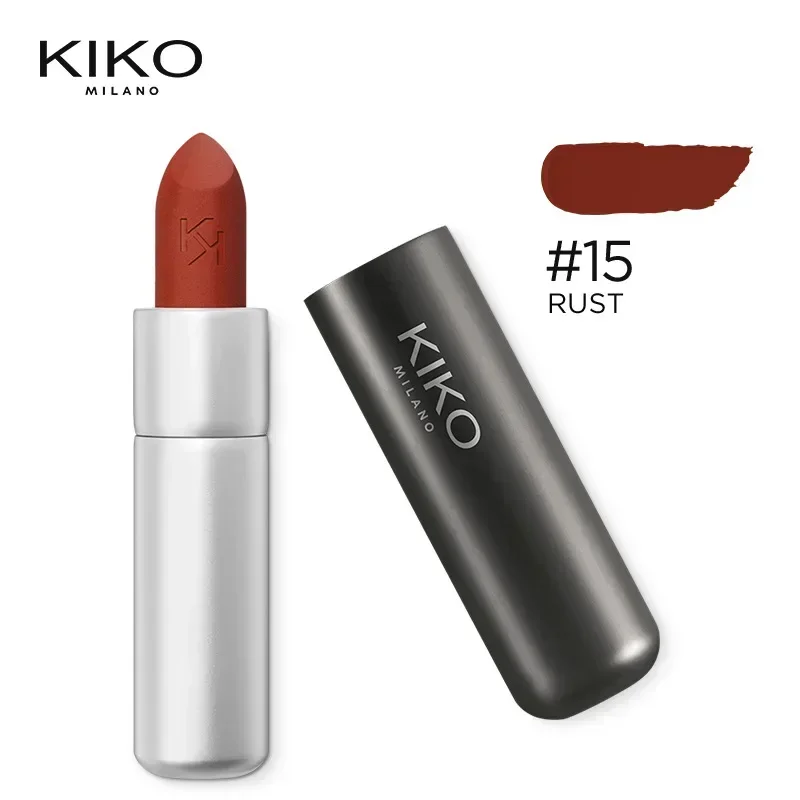 Italy KIKO High Quality Brand Lipstick Matte Satin 13 Colors Long Lasting Waterproof  Lip Stick Lips Beauty Makeup Comestics