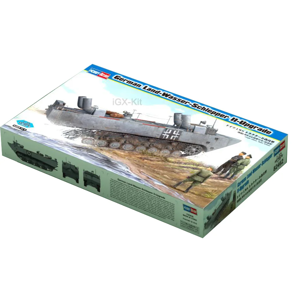 

Hobbyboss 82462, масштаб 1/35, немецкий LWS Land Wasser Schlepper II, обновленная игрушка для хобби, пластиковая модель, строительный комплект