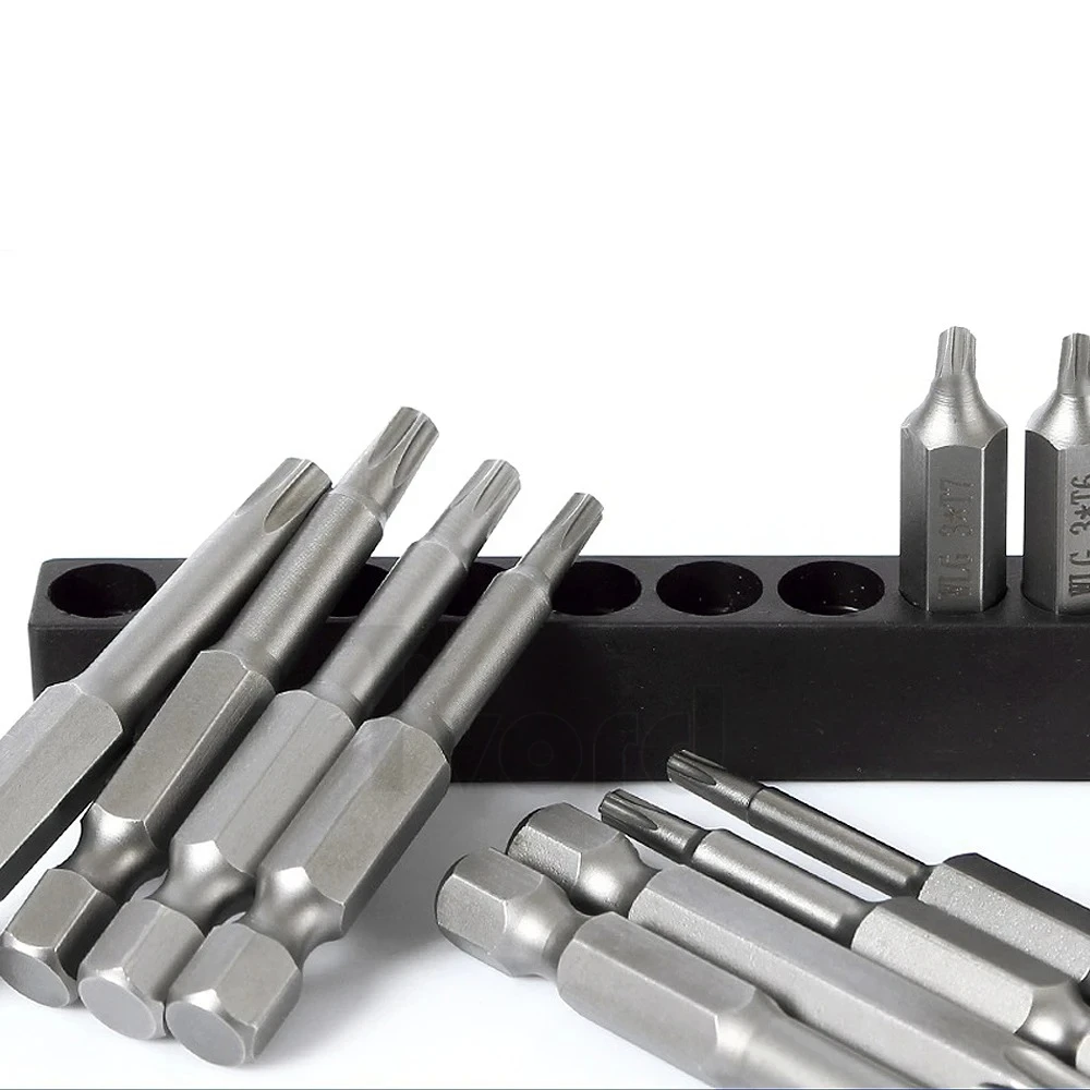Torx Head Bit Set  Solid Screwdriver Magnetic 1/4\