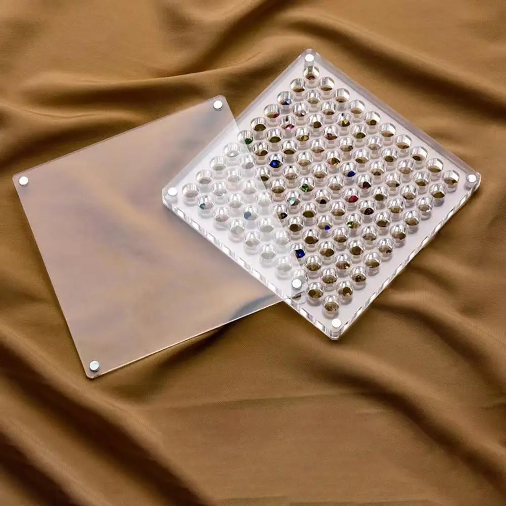 

Контейнер для хранения ракушек, прозрачный бокс для хранения аксессуаров для ногтей с магнитной застежкой для бусин и ракушек