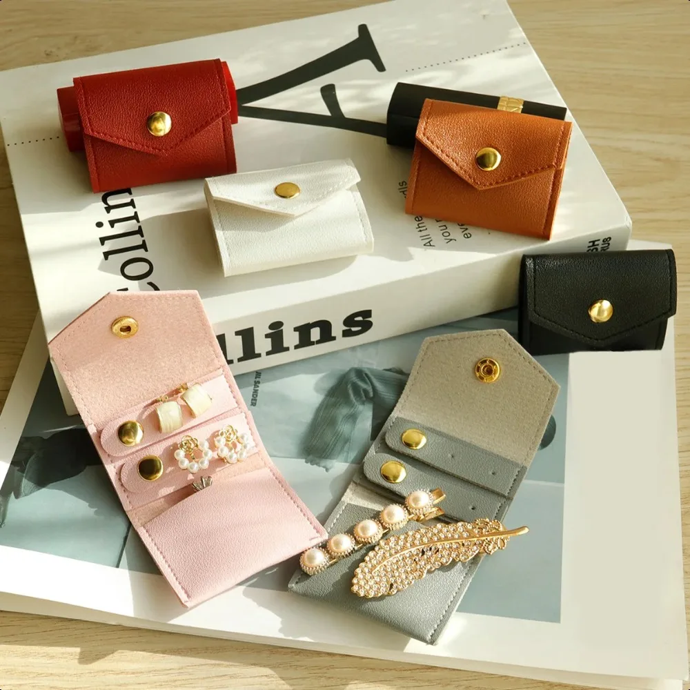 

Foldable Roll Up Jewelry Storage Bag Portable Travel Jewelry Organizer Case For Rings Necklaces Earrings Bracelets Display