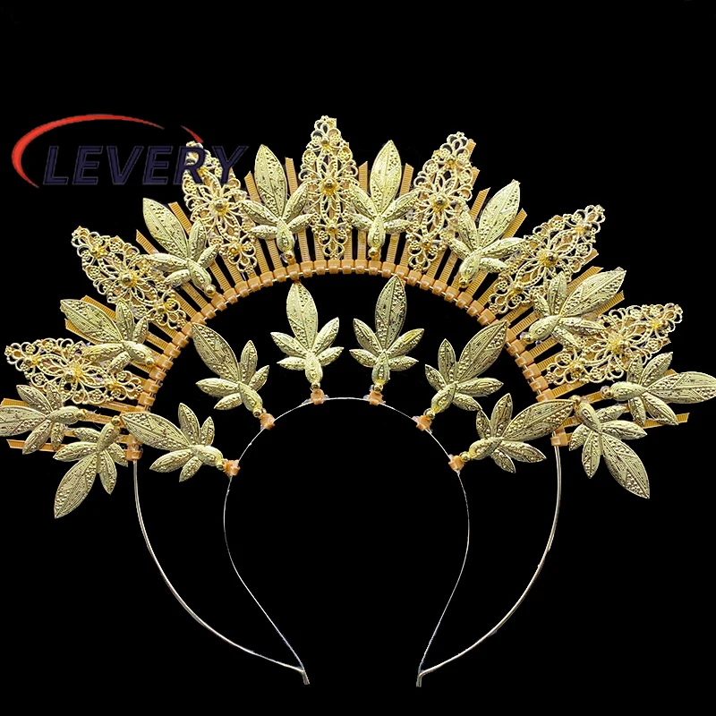 

Levery Crown Headdress Accessories Homemade Lolita Goddess Circle Halo