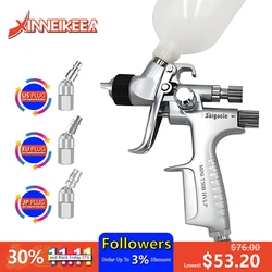 Saigaole T50 HVLP Mini Paint Spray Gun Nozzle 0.8mm 1.0mm Auto Spray Furniture Refinish Spray Tools And Industry