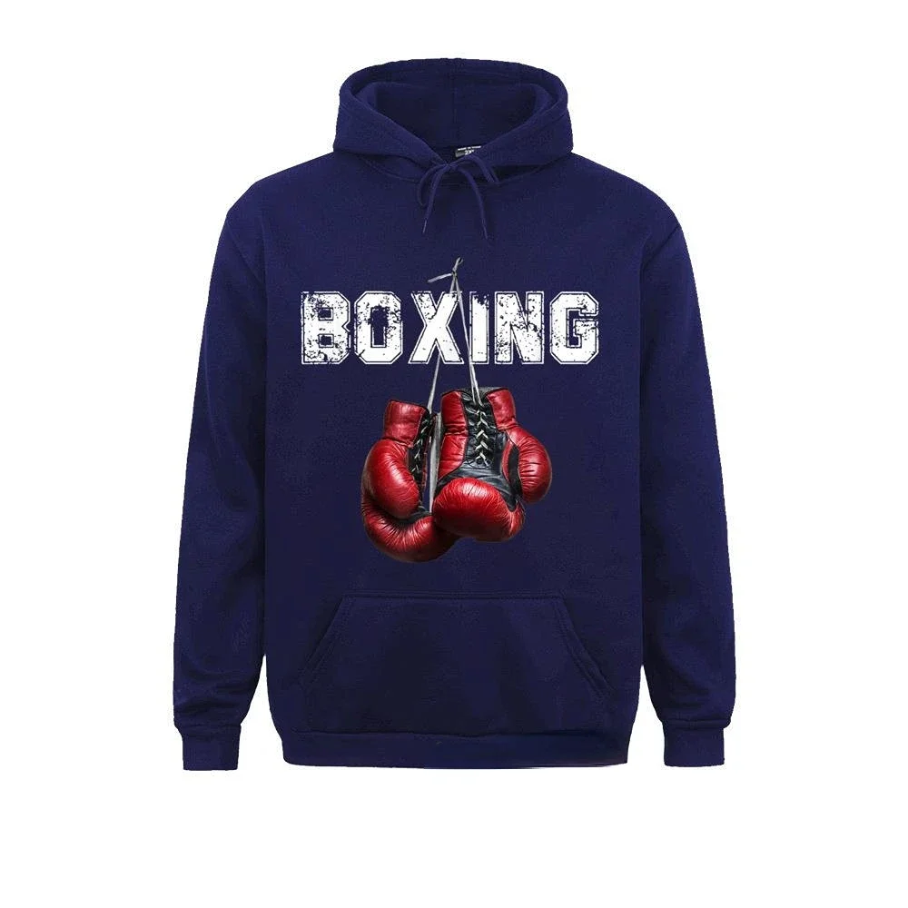 

I Love Boxing Normal Hoodies Long Sleeve Custom hoodies for winter hot sale Men's Men Sweatshirts Funny Boxing Hooded Tops