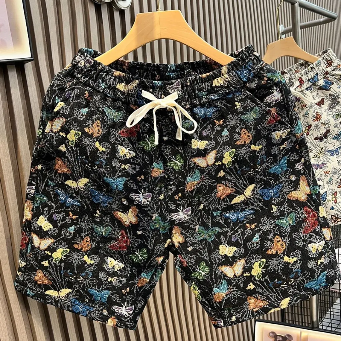 夏のトレンド韓国語バージョン多用途ルーズハーランファッションアメリカンプリントカジュアル5点パンツ