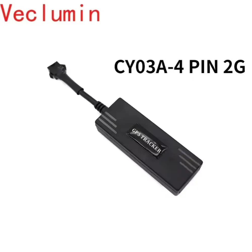 

Veclumin CY03A-4 PIN 2G Vehicle GPStracker E-bike/motorcycle/car Tracking Cut Oil Car/Motorcycle/Scooter GPS Tracking Device