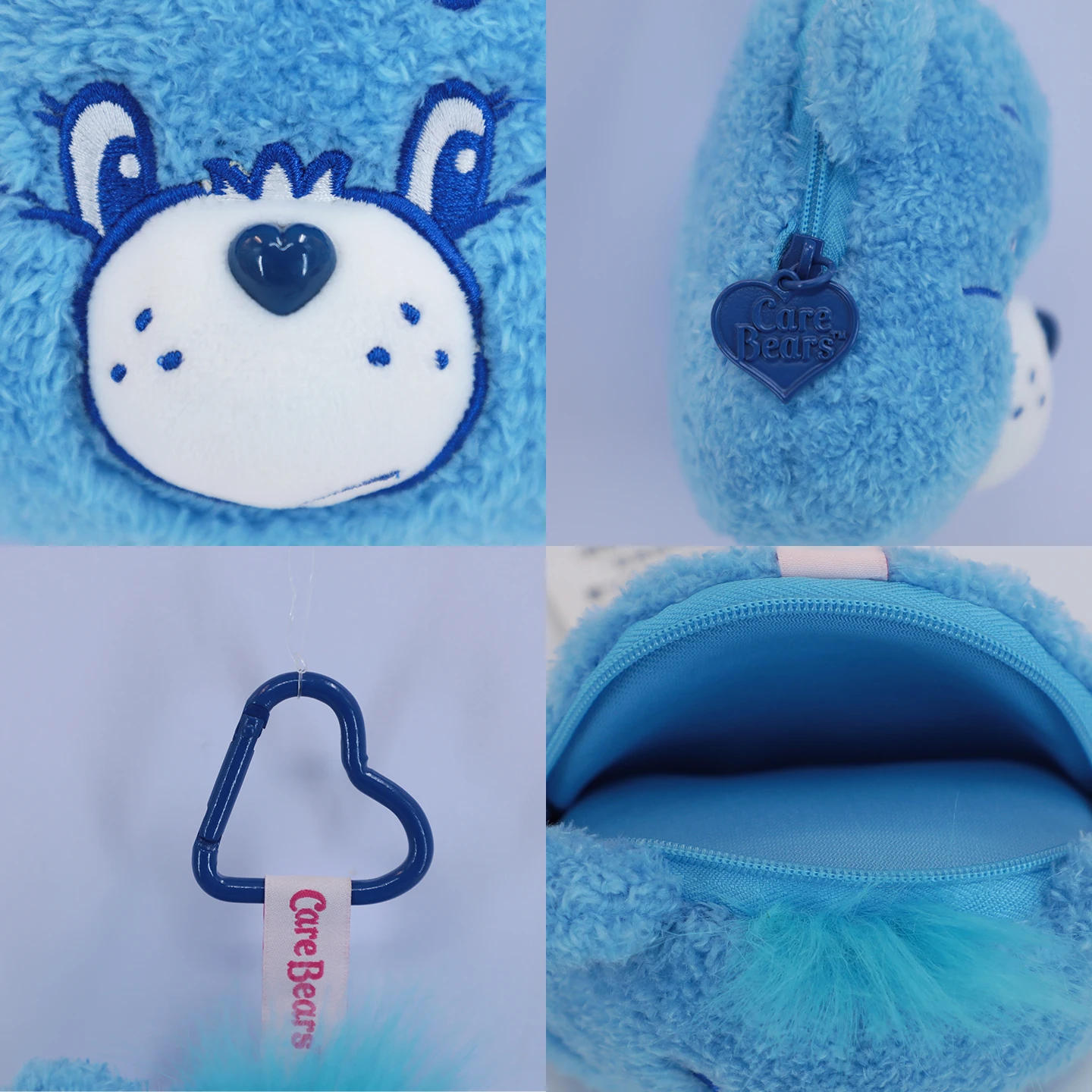 Monedero de felpa Care Bears, bonito muñeco de dibujos animados, auricular, Cable de datos, bolsa de almacenamiento, colgante creativo, regalo perfecto para niñas