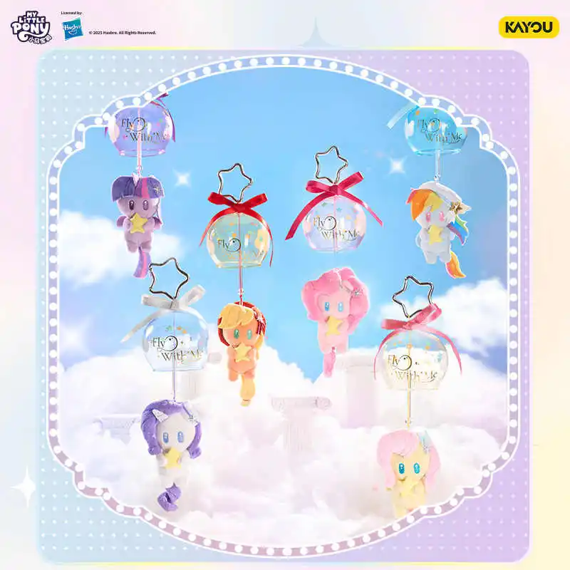 Neue My Little Pony Star Wish Party Echte KAYOU Serie Star Wish Windspiele Anhänger Blind Box Peripherie Anime Sammlung Spielzeug