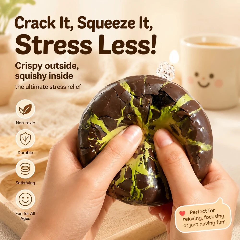 Image of Wachsball knackt knusprige Stress-Angst-Bälle Schneeball-Knirschen, matschiges, weiches Relief-Zappelspielzeug für sensorische Interaktion und Präsentation