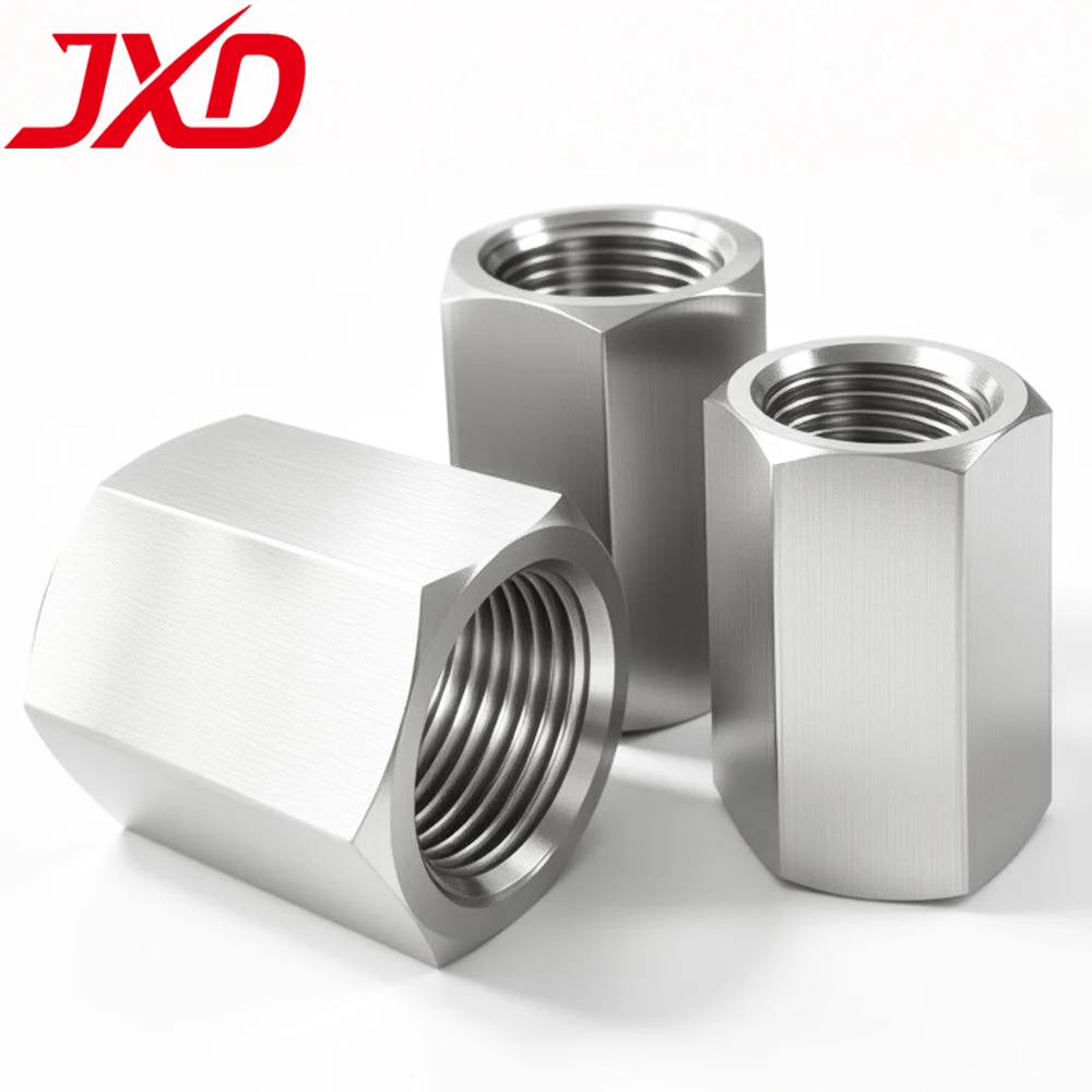 Pressure Gauge Adapter Female to Female Thread 304 Stainless Steel High Pressure Thickened Double Internal Thread Converter