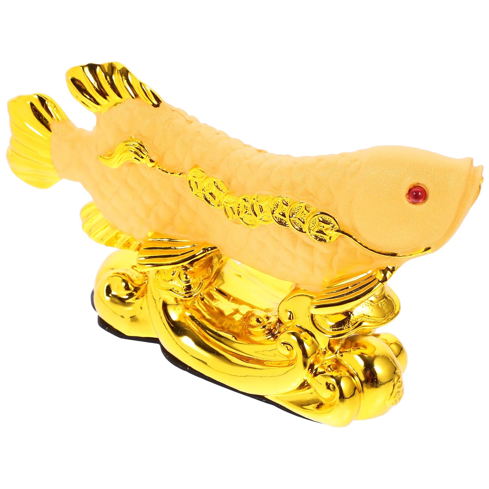 

Dashboard Interior Desktop Decor Statue Ornament Resin Fengshui Statue Fortune Ornaments Supplies Car Decor Resin Fish Sculpture