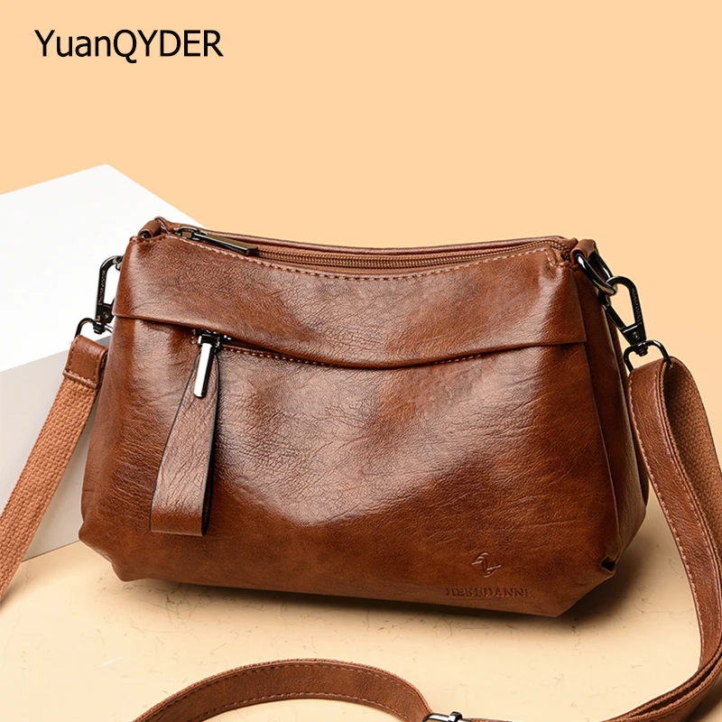 

Luxury Designer High Quality PU Leather Women Bags Fashion New Solid Color Ladies Shoulder Messenger Bags Travel Bag Bolso Mujer