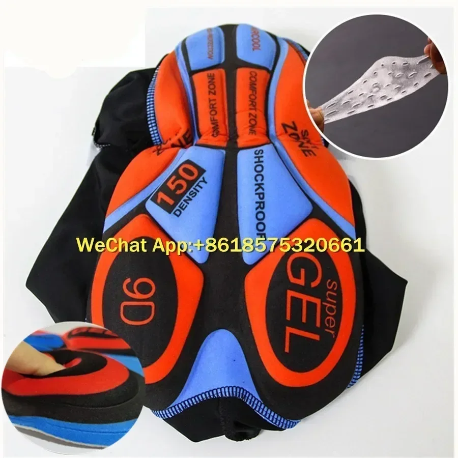 Siroko Summer Cycling 3/4 Bib Shorts Men\'s Cycling Pants High Quality Gel Pad Breathable Mountain Bike Knee Protection