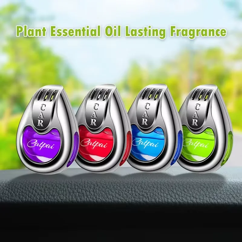 Car Air Freshener น้ําหอมภายในรถ Air Vent Creative Diffuser จี้ยาวนานน้ํามันหอมระเหยสําหรับ Auto กลิ่นน้ําหอมกลิ่น