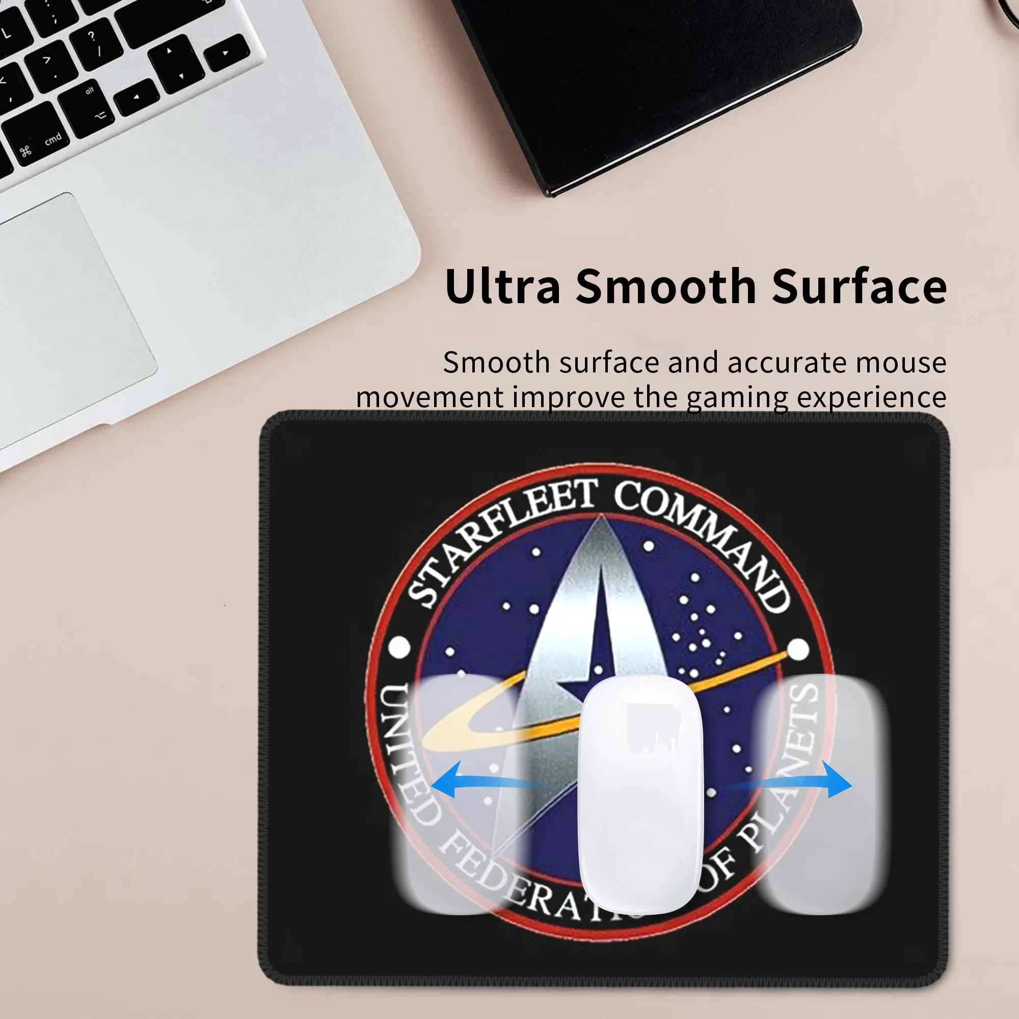Star Treks Science Fiction TV Series Mouse Pad Computer Keyboard Mouse Mat Gamer Laptop Desk Mat Office Accessories Table Mats