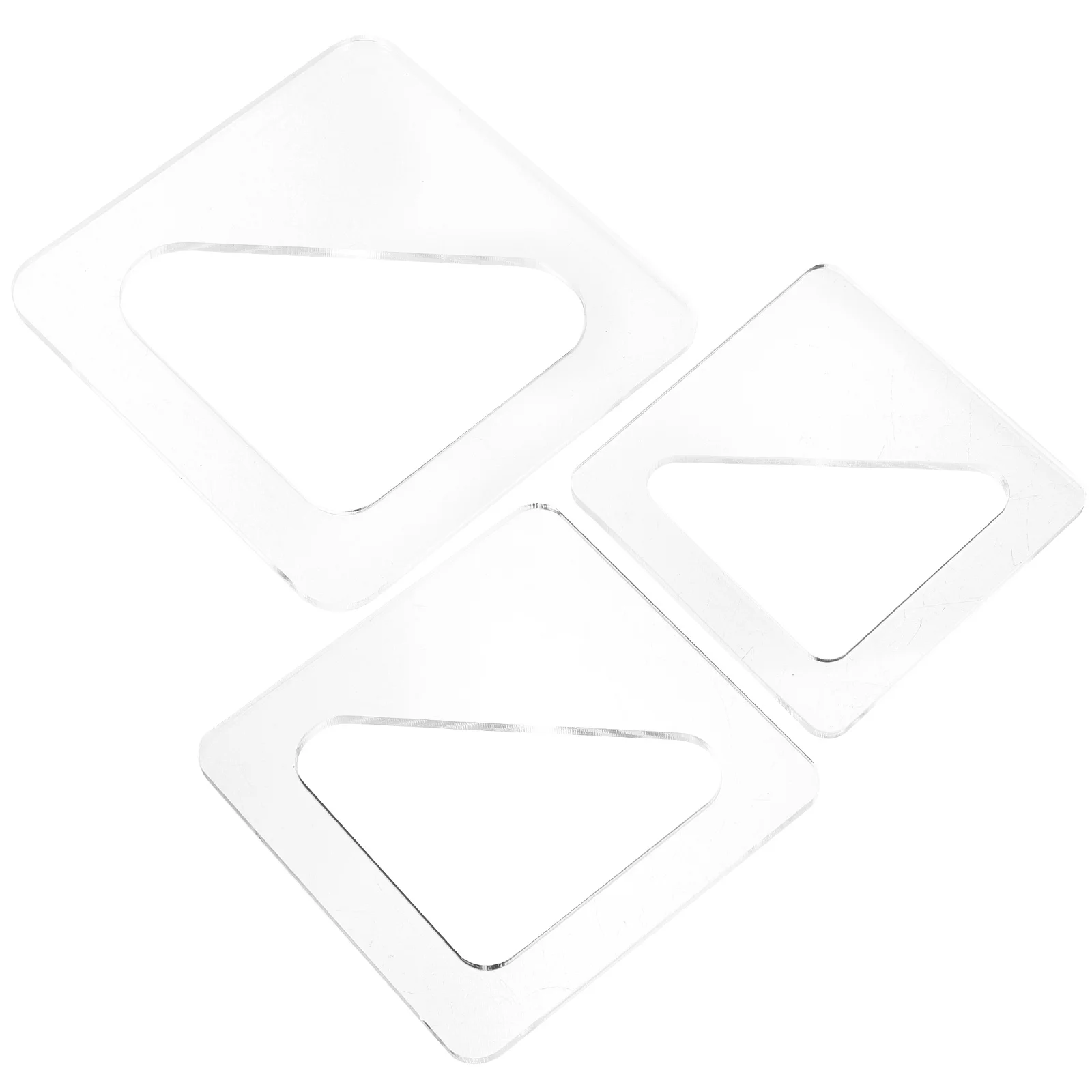 3 Pcs Cutting Board Template Boards Router Crafts Kitchen Handle Stencil Counter Mold Chop Accessories Stencils Chopping