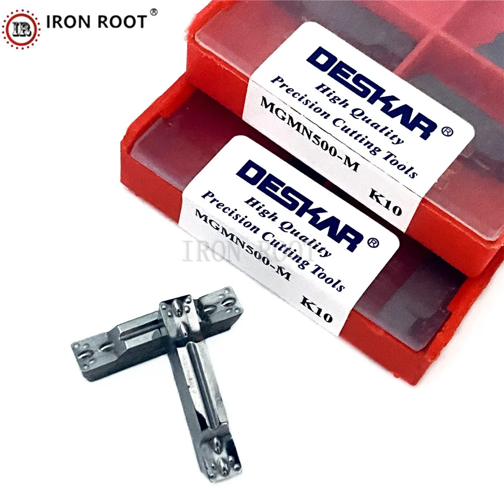 

DESKAR MGMN200-M, MGN300-M, MGN400-M Токарный станок с ЧПУ, твердосплавная вставка для обработки канавок для алюминия, для MGEHR/L