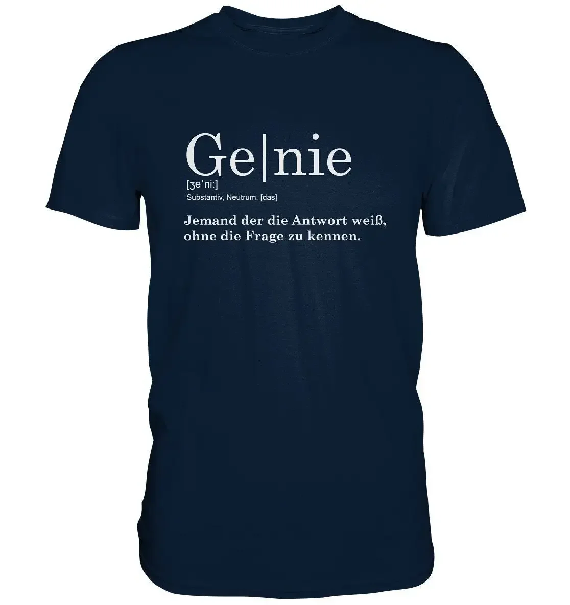 T Shirt with Saying Definition Genius Funny Father s Day Mother Teacher Idea Men Sayings