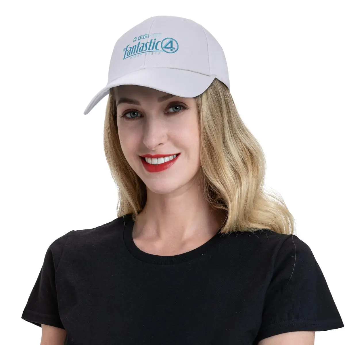 The Fantastic Four First Steps Logo Baseball Caps Unisex Casual Trucker Hat Dad Hat Adjustable Snapback Caps Sun Caps Autumn Hat