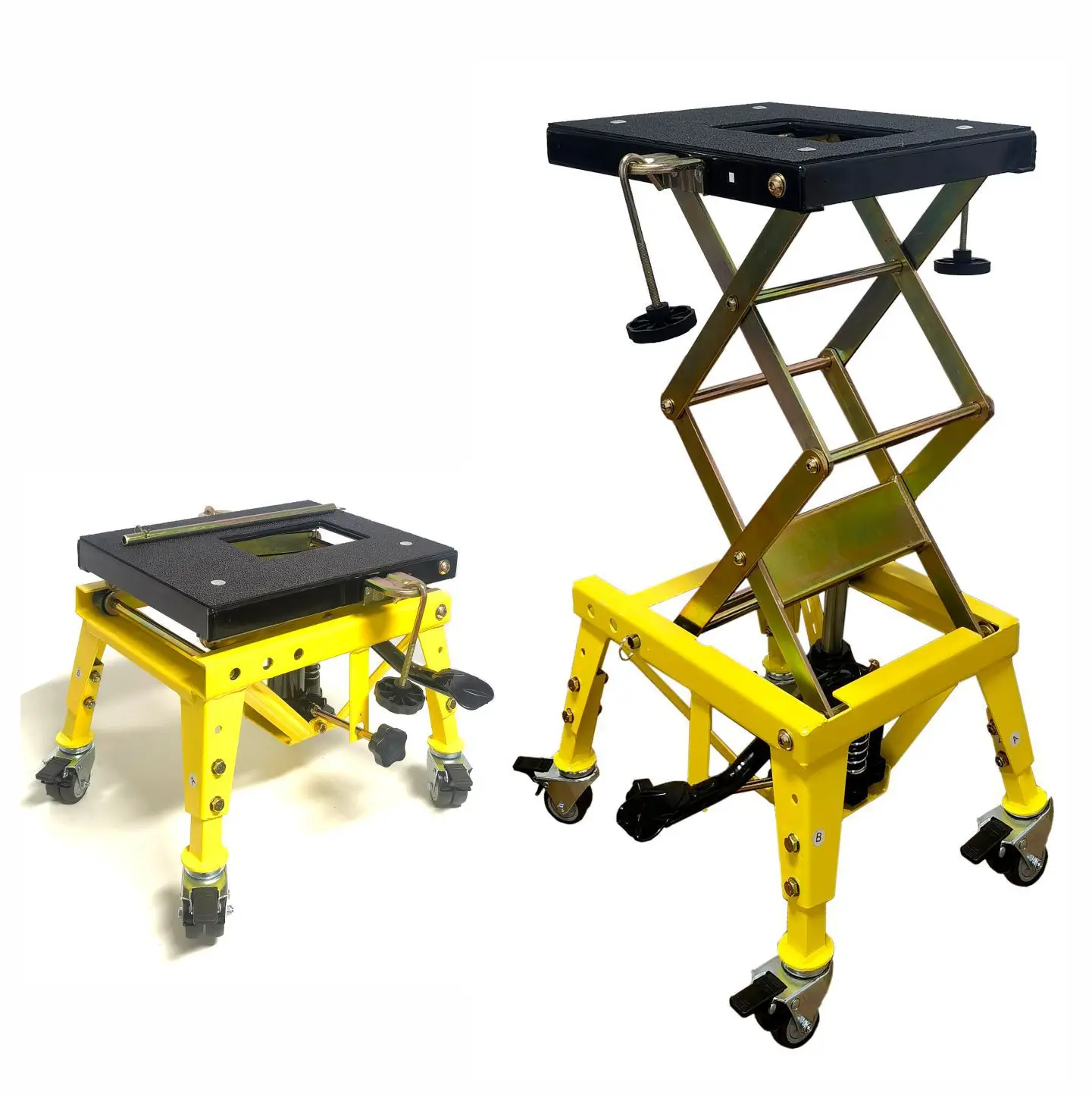 

Off-road motorcycle high lift lift hydraulic lifting frame