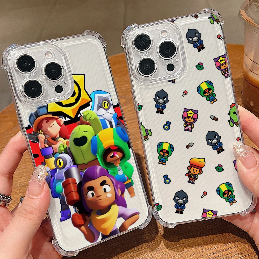 Cartoon Stars Leons S-Spike Phone Case for Samsung Galaxy S26 S25 S24 S23 S22 S21 S20 FE Ultra Plus 5G Soft Anti Drop Cover