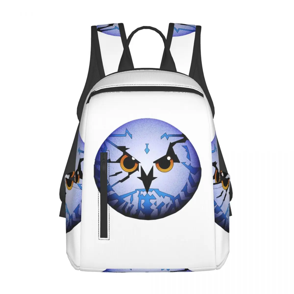 amiga-psygnosis-フクロウバックパックデイパック大容量男の子女の子ブックバッグスクールバッグショルダーバッグ男性女性用