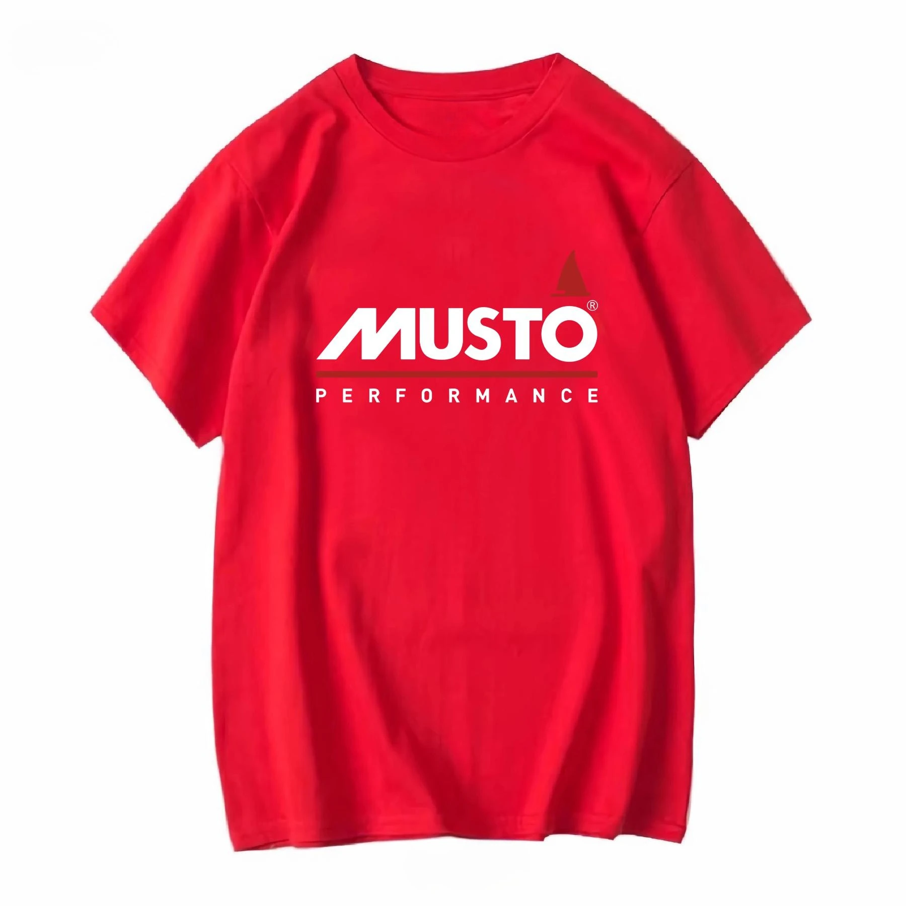 Musto Performance Herren Schwarzes Vintage Weiches Stylisches Designer T-Shirt für Männer und Frauen Sommer Y2K Streetwear Top – Detail 7