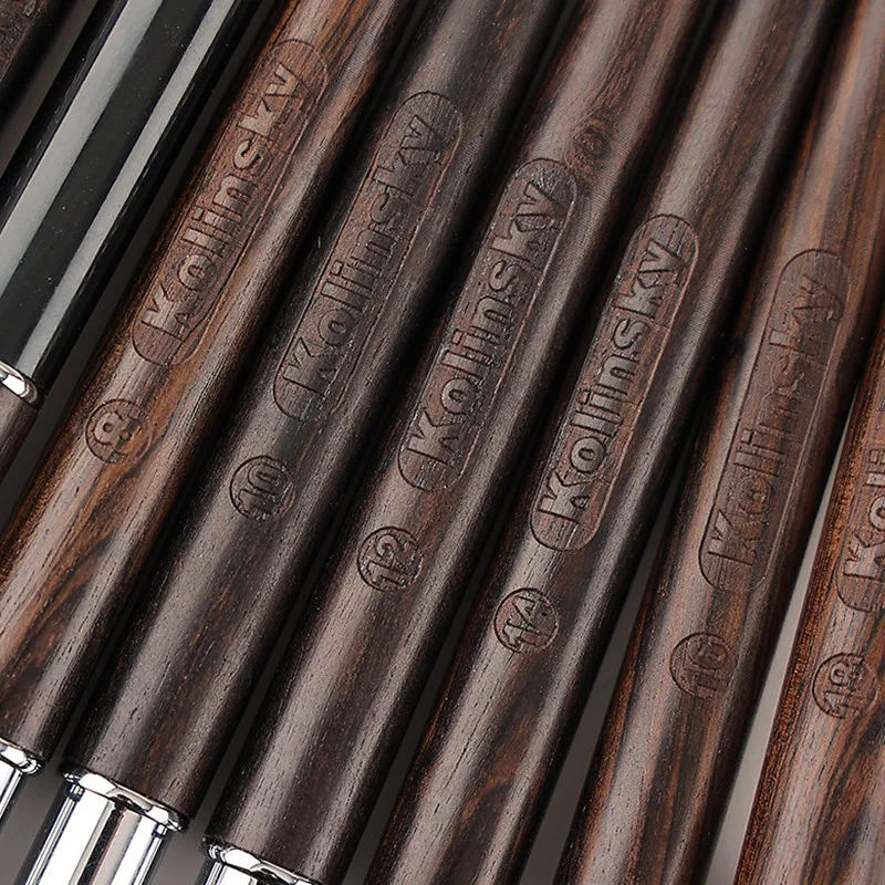 

1 шт. Kolinsky кисть для дизайна ногтей, акриловая УФ-гель-ручка для наращивания, лак для ногтей, кисть для рисования, кисть для дизайна ногтей для маникюрного инструмента