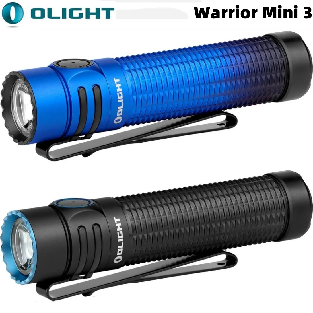 Olight Warrior Mini 3 Tactical Flashlight Dual Switch and Proximity Sensor 1750 Lumens Rechargeable Torch Built-in Battery